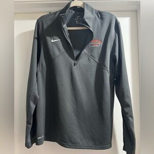 Nike Black Dri-FIT Quarter-Zip Top